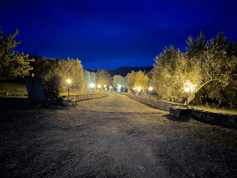 giardino per feste e cerimonie a dolianova